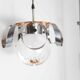 Murano glass globe pendant light, Maazzega edition, Italian design