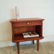 Vintage teak bedside