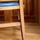 Fauteuil bois et cuir