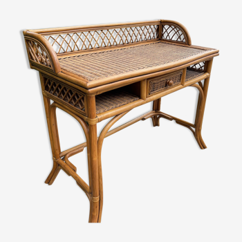 Rattan desk