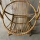 Fauteuil en rotin années 60