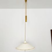 Unique Pendant Lamp with Counterweight by Vereinigte Werkstätten München