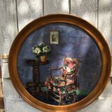 Painting bouquet of flowers
