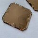 Set of two vintage bevelled mirrors