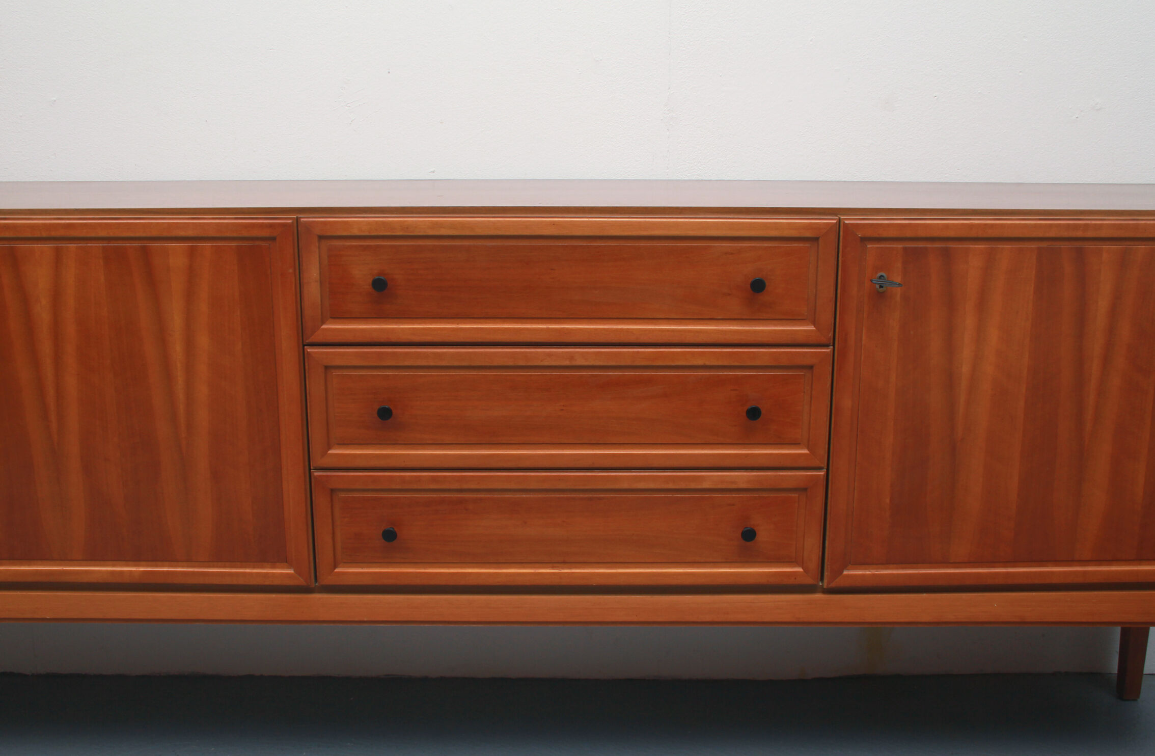 1960s sideboard in walnut, 240cm