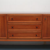 1960s sideboard in walnut, 240cm