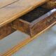 18th-Century Antique Dining Table in Oak with 2 Drawers