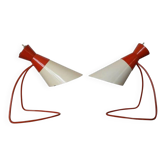 Paire de lampes de table Napako par Josef Hůrka, années 1960