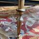 Brass and marble “Bagues” coffee table