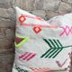 Handmade Berber wool cushion: Moroccan Kilim cushion (45x45cm)