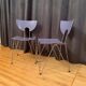 Pair of Mikado 1800 chairs, designed by Walter Leeman, Kusch+Co, Germany, 1970s