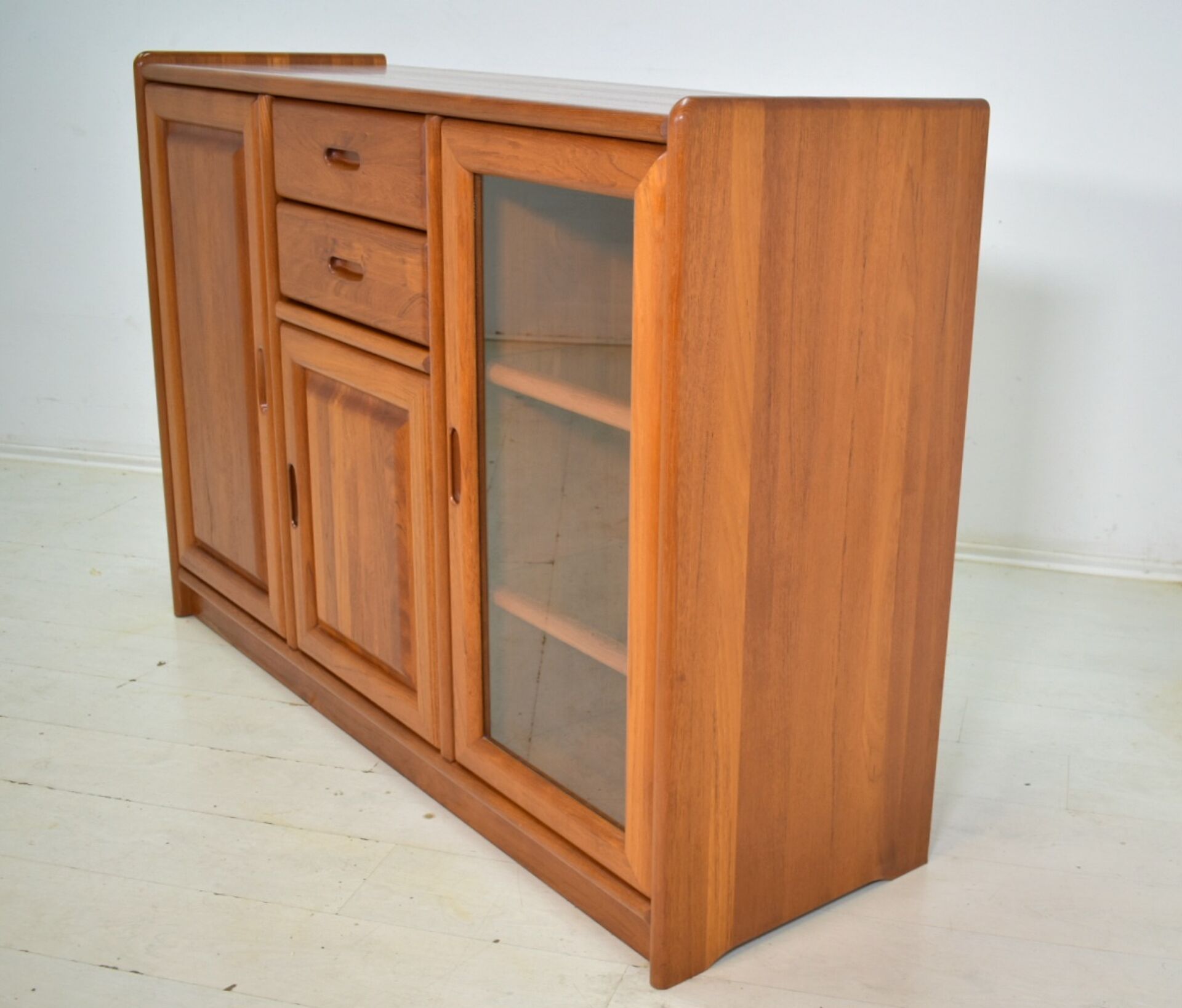 Sideboard by Dyrlund 1970s skandinavian solid Teak Danish