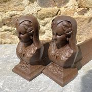 Chimney cowl bust of Anne of Brittany
