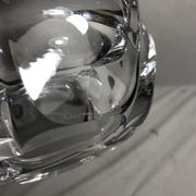 Former grand model Daum crystal ashtray signed France vintage
