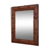 Black forest brown wooden mirror 4, 1910s.