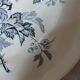 Large round antique ironstone dish