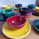Lot de 8 tasses à café Longchamp multicolore
