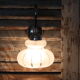 Wall light mounted Lantern old, glass and chrome