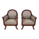 Biedermeier armchairs, Northern Europe, circa 1880.
