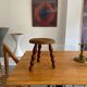 Vintage tripod wooden stool
