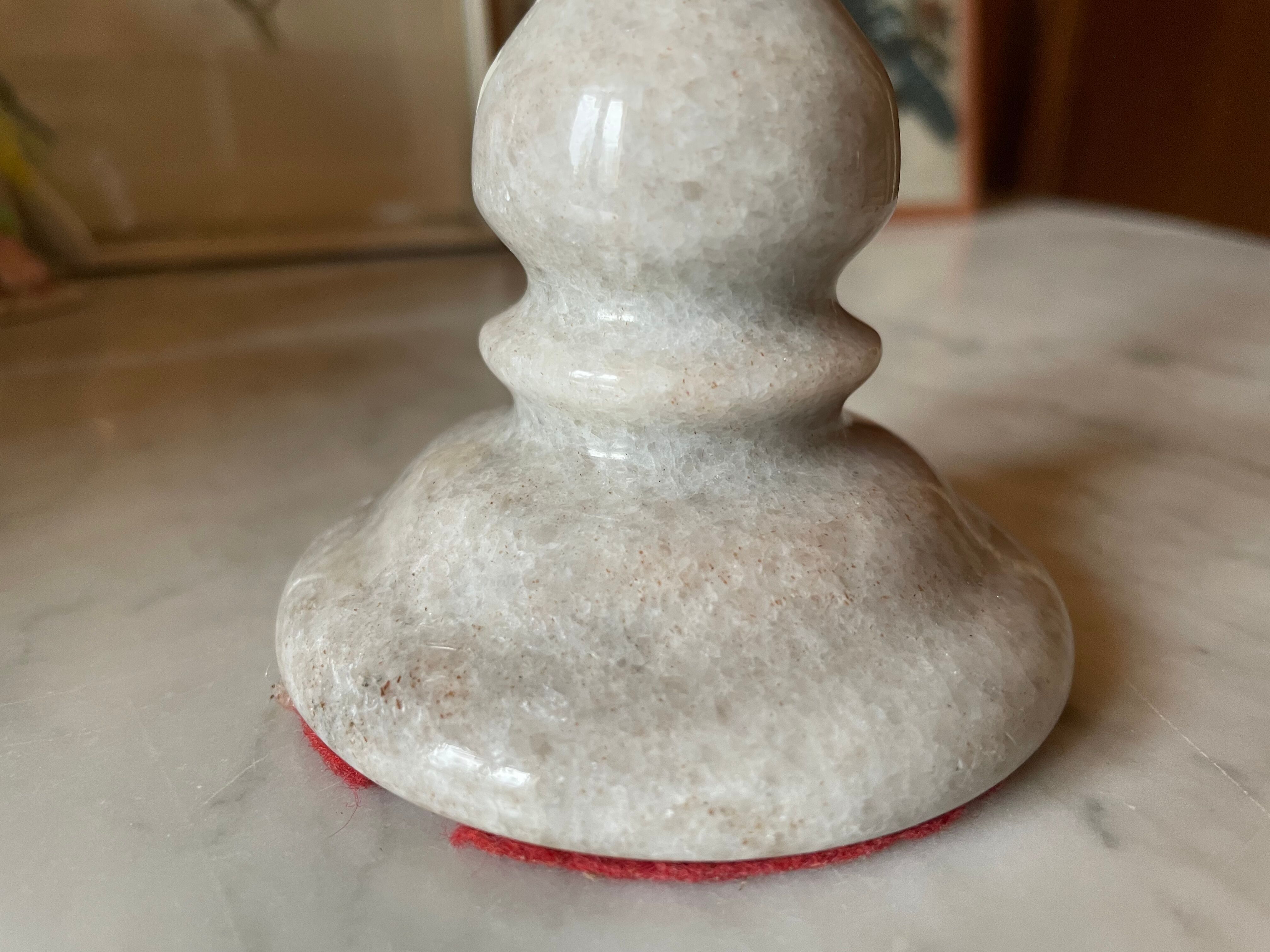 Vintage marble candle holder