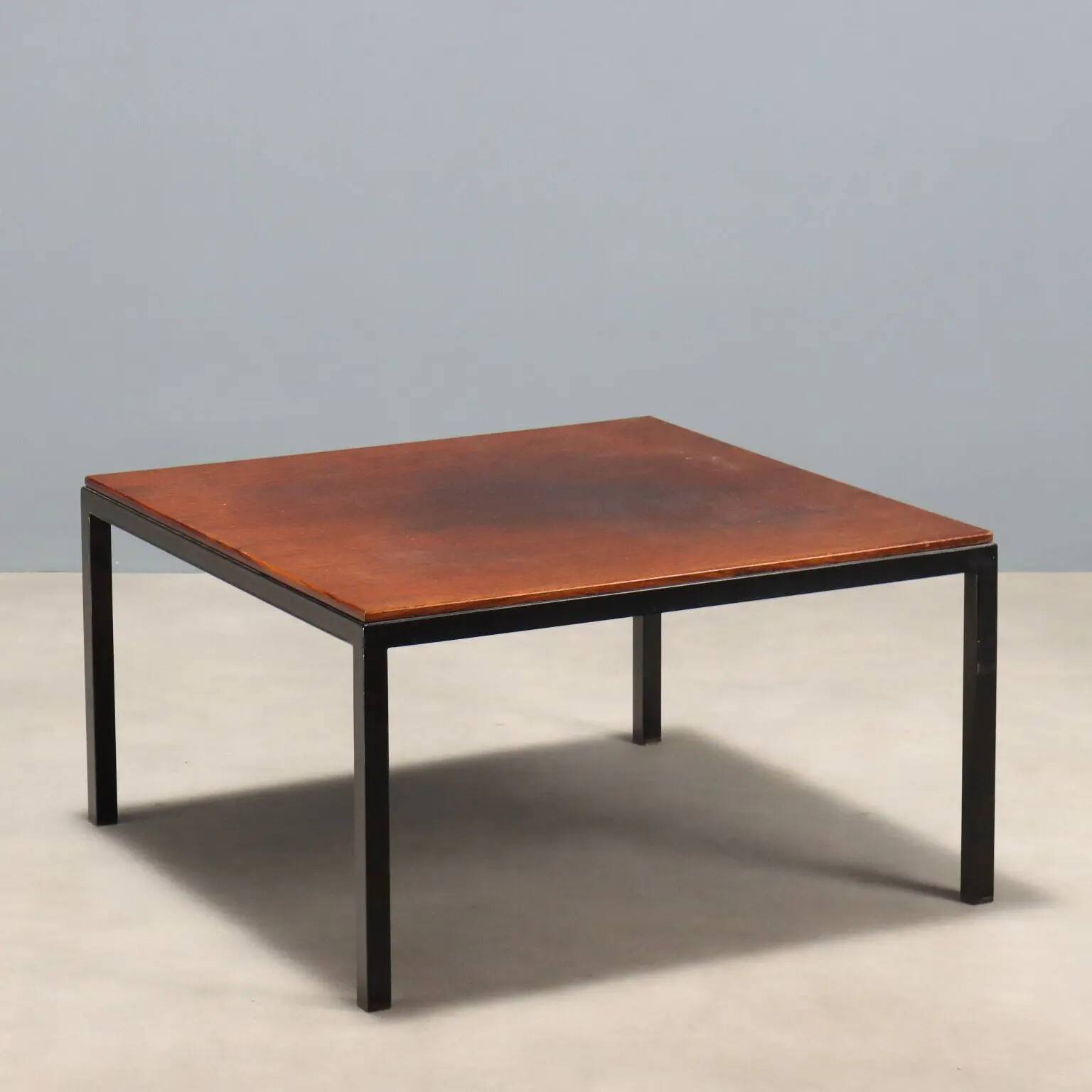 Vintage Arflex coffee table designed by Paolo Tilche in wood, Italy, 1960s.