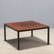 Vintage Arflex coffee table designed by Paolo Tilche in wood, Italy, 1960s.