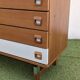 Commode scandinave vintage 1960 Teck & chrome