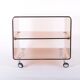 Plexiglas side table or bedside table by Michel Dumas
