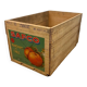 Wooden crate transporting apples safco chile 1959