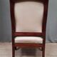 Fauteuil en acajou à crosse