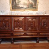 Solid walnut buffet