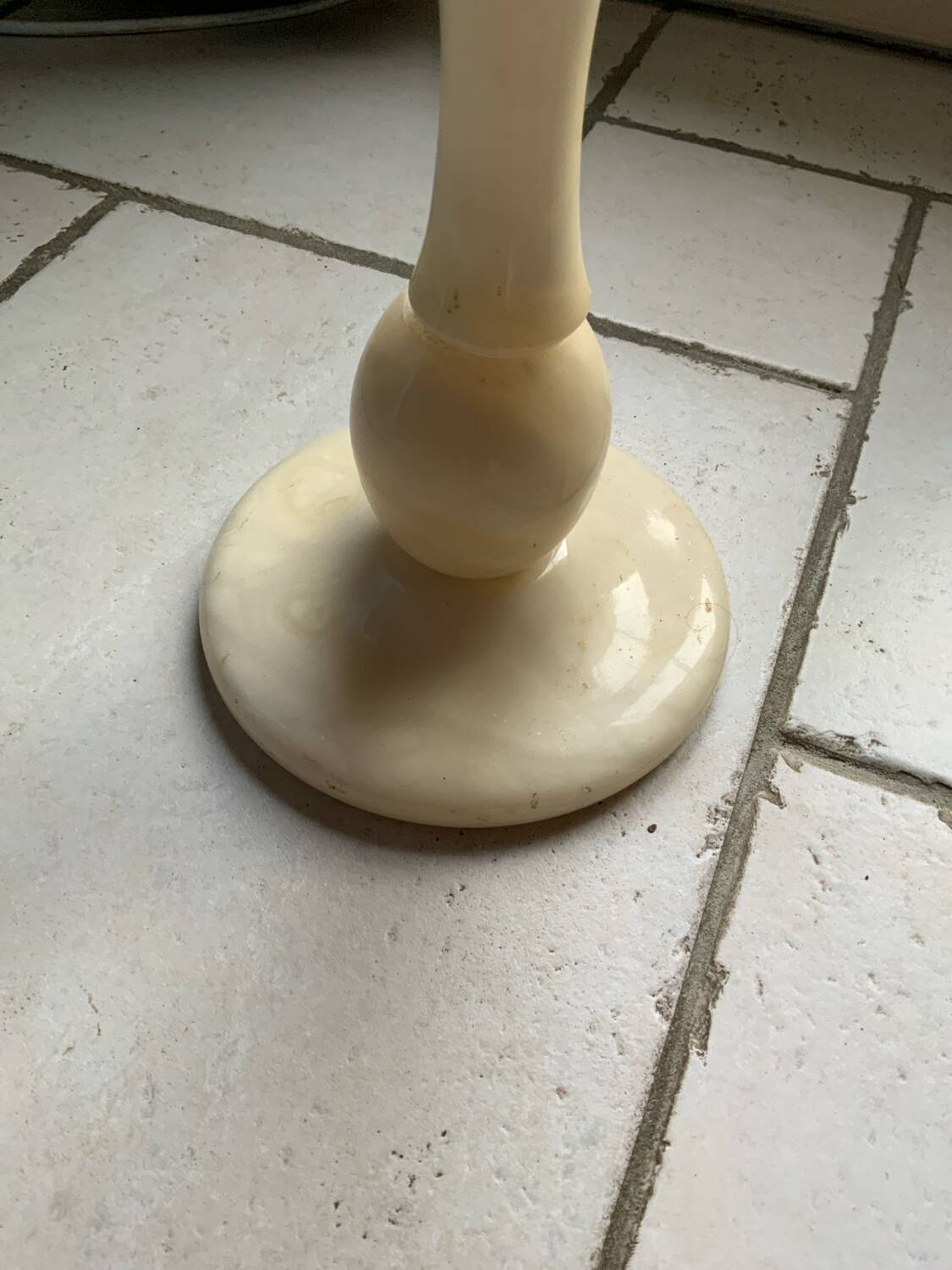 Marble column ashtray - Exceptional vintage piece - Art style