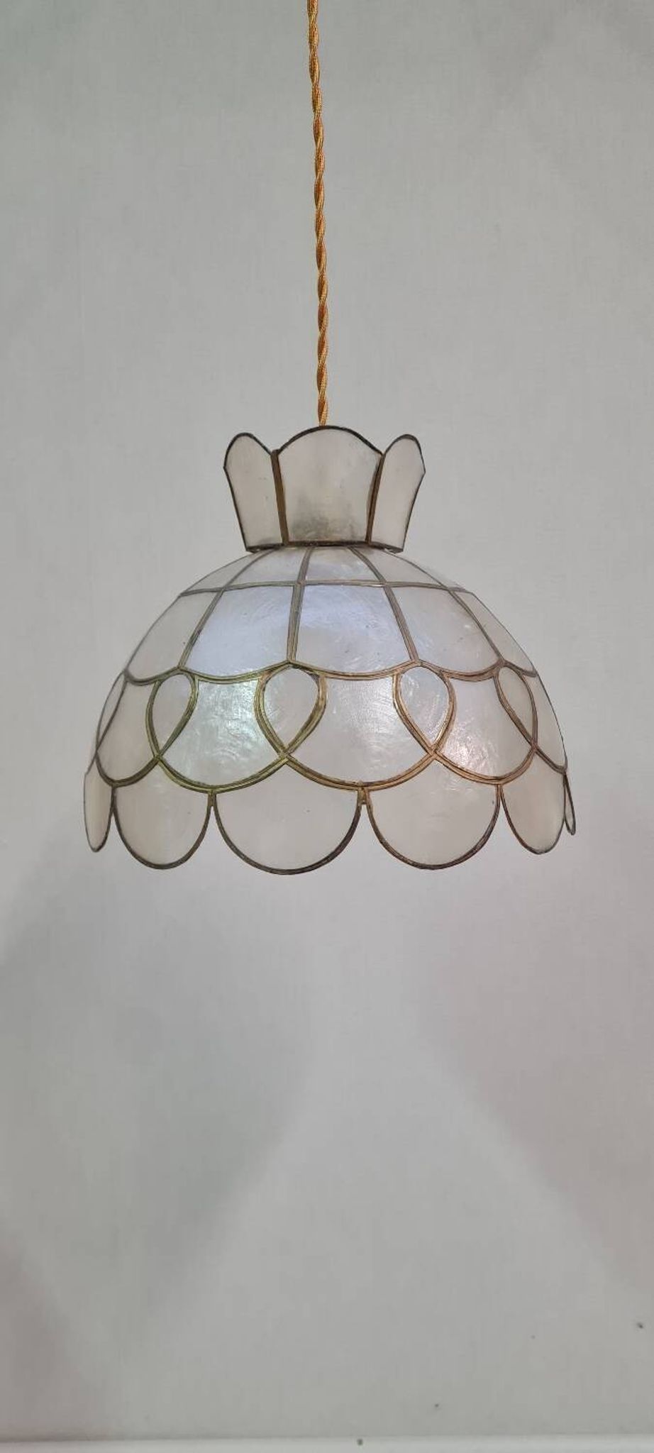Suspension in brass and mother-of-pearl 1940