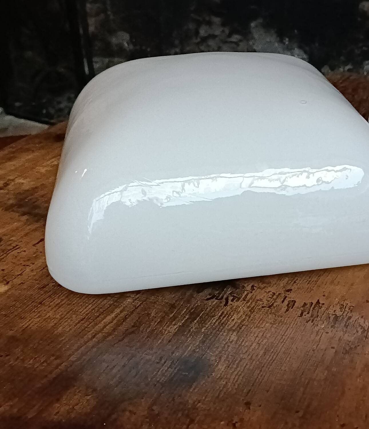 60' opaline wall light, ceiling light