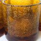Set of 6 real Biot glass handmade