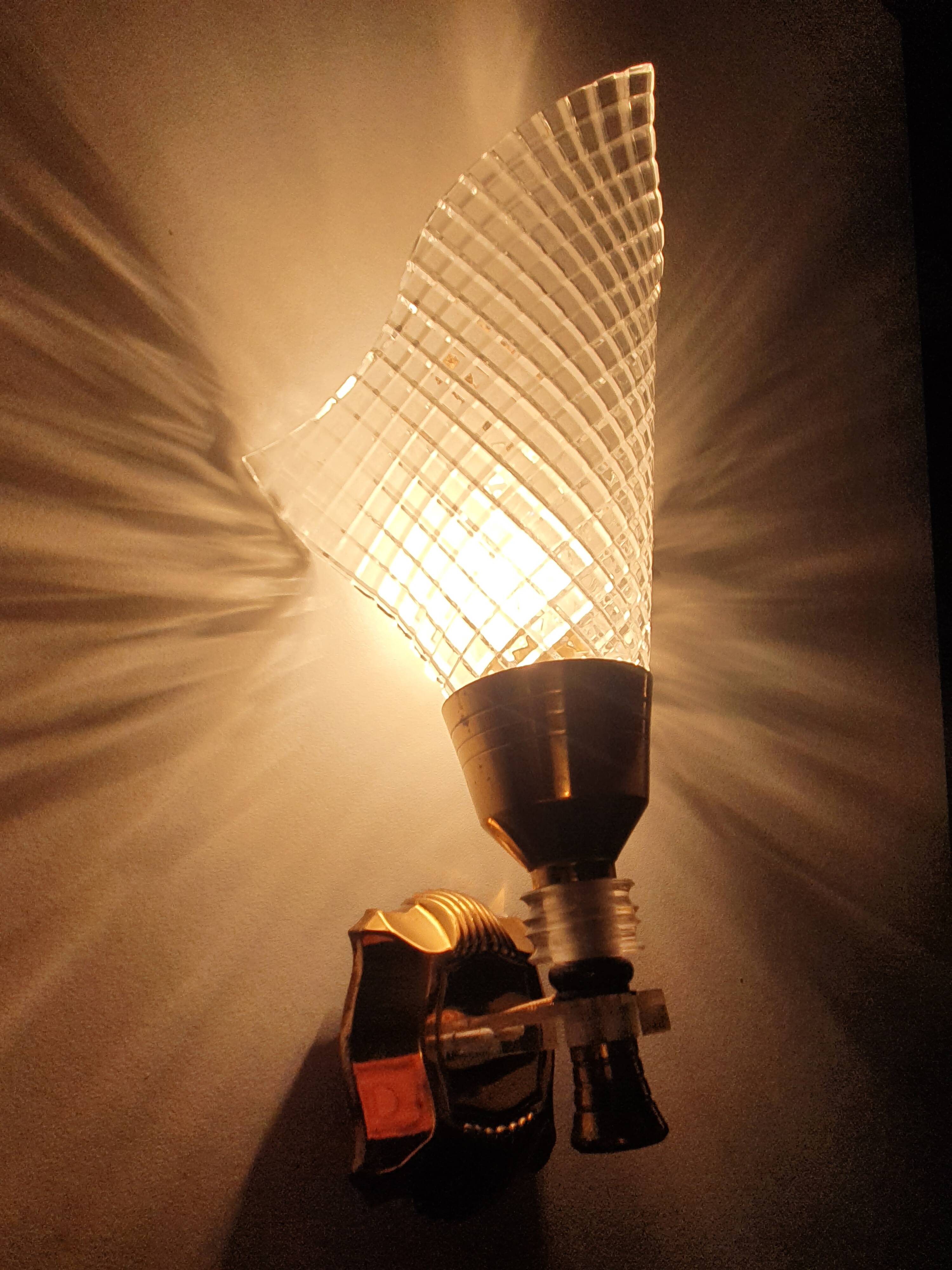Pair of 50s rockabilly wall lights