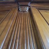 Cherry cabinet with columns