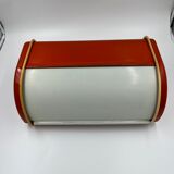Vintage metal bread box