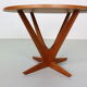 Søren Georg Jensen  Teak Round Coffee Table for Kubus, 1960 Denmark