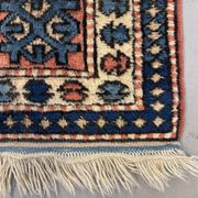 Turkish Kazak rug 270x166 cm vintage carpet, tribal handwoven large 2526