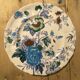 Set of 8 flat plates Mason's Belvedere flowers