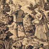 Old French tapestry