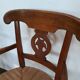 Pair of armchairs paillé and wood style Directoire