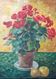 Painting "Red Begonia in a Pot"