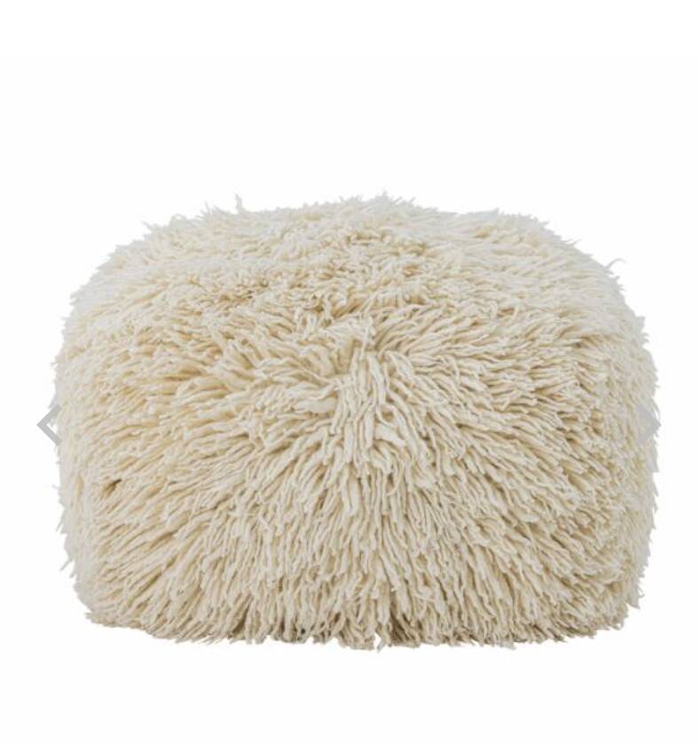 Bloomingville wool pouf