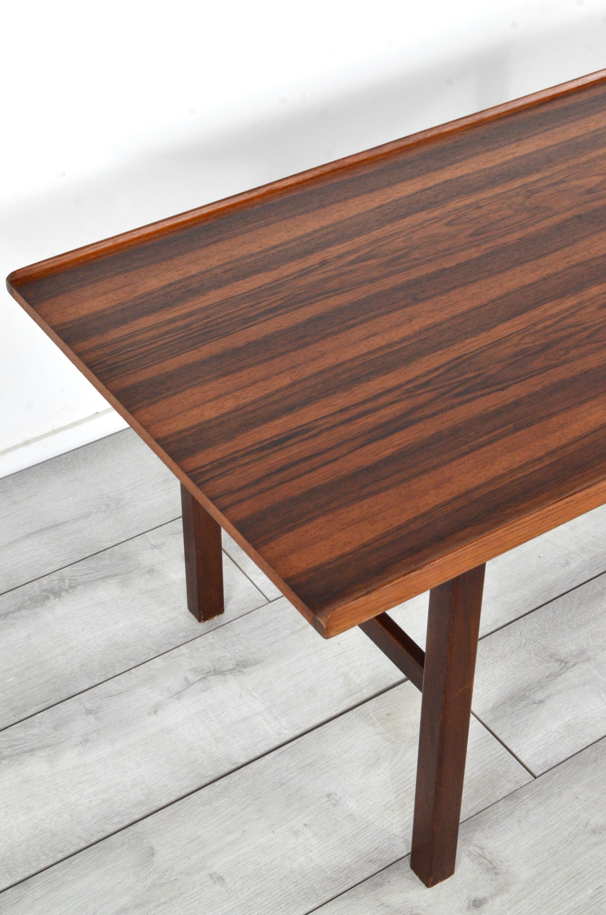 Midcentury danish coffee table in rosewood by Anton Kildeberg