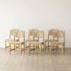 Henning Kjærnulf, Lame de rasoir, Chaise de salle à manger (ensemble de six)