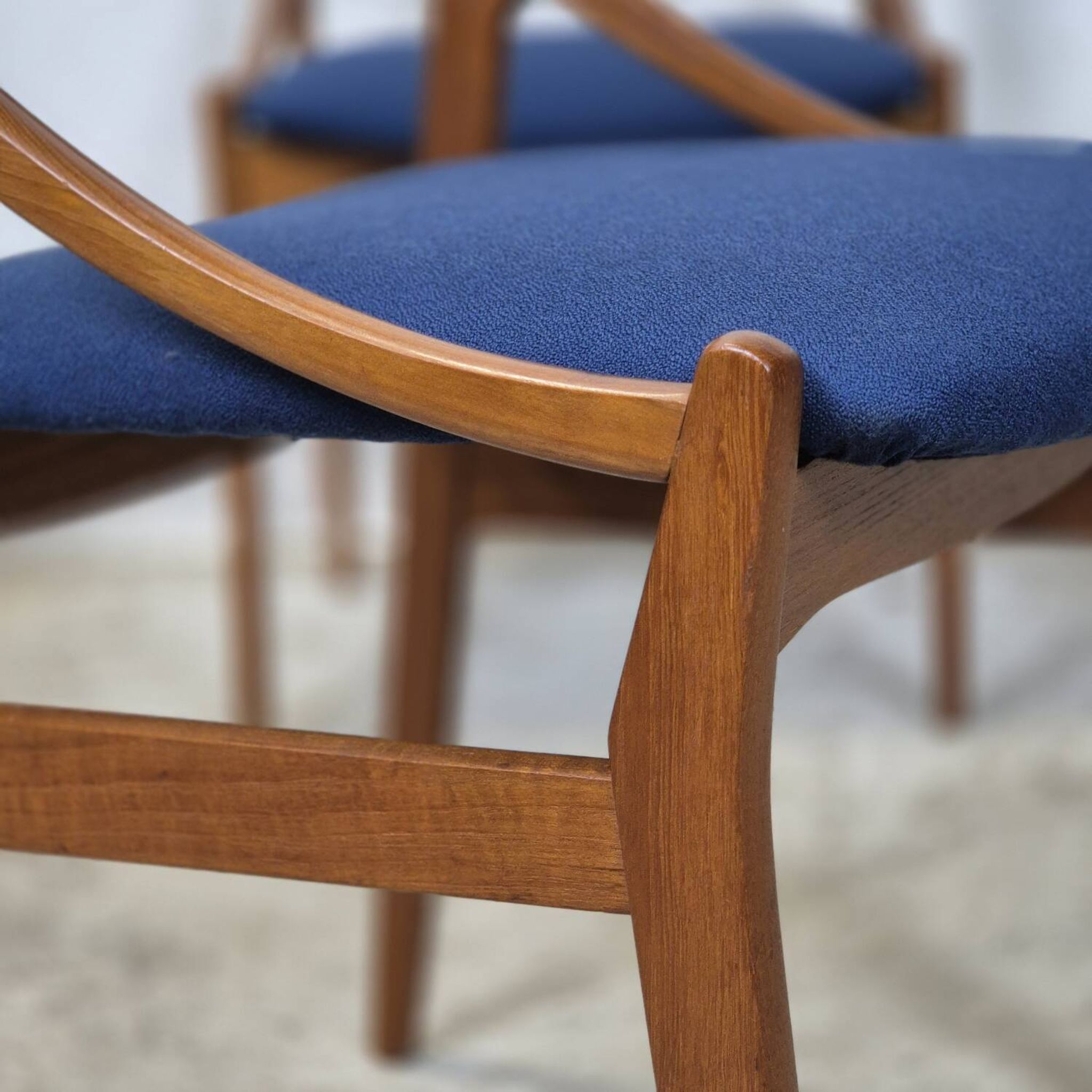 Vintage Danish dining chairs from the 1960s by Vestervig Eriksen.