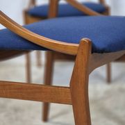 Vintage Danish dining chairs from the 1960s by Vestervig Eriksen.